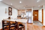 High-end kitchen with granite countertops